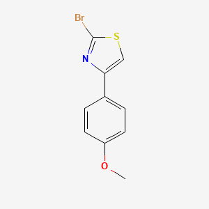 molecular formula C10H8BrNOS B1517457 2-溴-4-(4-甲氧基苯基)噻唑 CAS No. 99073-84-4