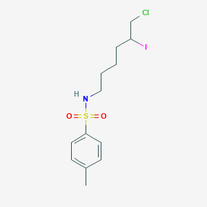 molecular formula C13H19ClINO2S B15174675 N-(6-Chloro-5-iodohexyl)-4-methylbenzene-1-sulfonamide CAS No. 919284-63-2