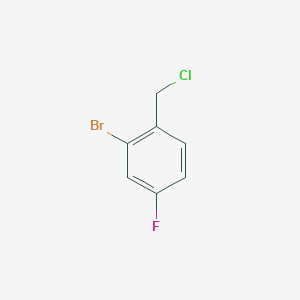 molecular formula C7H5BrClF B1517468 2-Bromo-1-(chloromethyl)-4-fluorobenzene CAS No. 887140-03-6