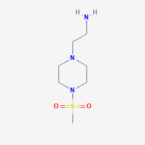 molecular formula C7H17N3O2S B1517469 2-(4-Methanesulfonylpiperazin-1-yl)ethan-1-amine CAS No. 1018305-83-3