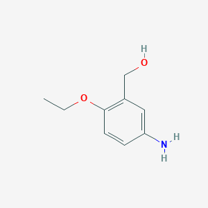 molecular formula C9H13NO2 B1517474 (5-Amino-2-ethoxyphenyl)methanol CAS No. 647844-09-5