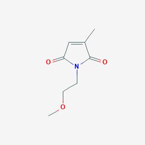 molecular formula C8H11NO3 B1517489 1-(2-methoxyethyl)-3-methyl-2,5-dihydro-1H-pyrrole-2,5-dione CAS No. 1098353-68-4