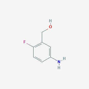 molecular formula C7H8FNO B151750 (5-氨基-2-氟苯基)甲醇 CAS No. 84832-00-8