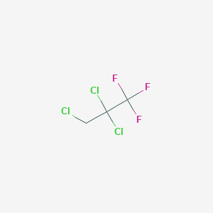 molecular formula C3H2Cl3F3 B151751 Propane, trichlorotrifluoro- CAS No. 134237-40-4