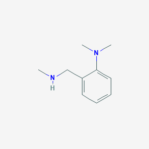 molecular formula C10H16N2 B1517512 N,N-二甲基-2-[(甲氨基)甲基]苯胺 CAS No. 1095080-04-8