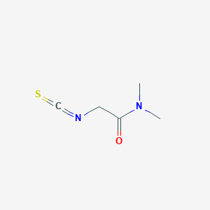 molecular formula C5H8N2OS B1517517 2-异硫氰酸-N,N-二甲基乙酰胺 CAS No. 1096845-76-9