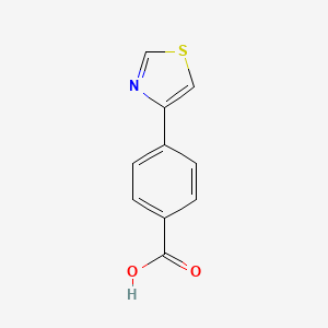 molecular formula C10H7NO2S B1517520 4-(1,3-噻唑-4-基)苯甲酸 CAS No. 877758-98-0