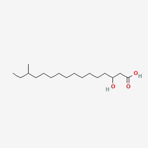 3-Hydroxy-14-methylhexadecanoic acid