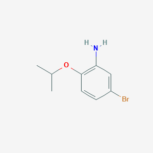 molecular formula C9H12BrNO B1517551 5-溴-2-异丙氧基苯胺 CAS No. 1019442-22-8