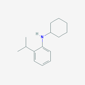 molecular formula C15H23N B1517567 N-环己基-2-异丙基苯胺 CAS No. 1036495-44-9