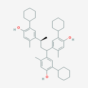 B151757 4-[(2S)-4,4-bis(5-cyclohexyl-4-hydroxy-2-methylphenyl)butan-2-yl]-2-cyclohexyl-5-methylphenol CAS No. 136602-17-0