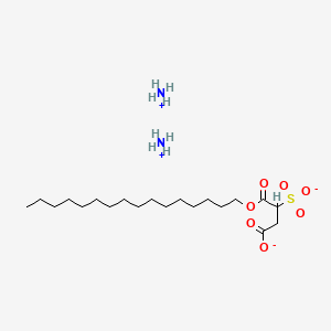 Diammonium 1-hexadecyl 2-sulphonatosuccinate