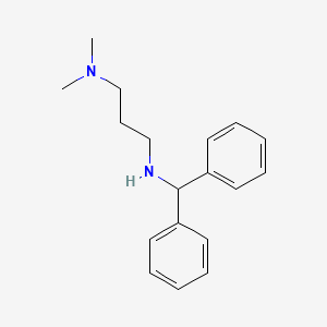 molecular formula C18H24N2 B1517580 [3-(Dimethylamino)propyl](diphenylmethyl)amine CAS No. 807277-01-6