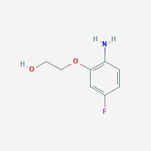 molecular formula C8H10FNO2 B1517582 2-(2-氨基-5-氟苯氧基)乙醇 CAS No. 1021022-66-1