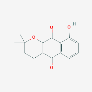 molecular formula C15H14O4 B151759 9-羟基-α-紫檀醌 CAS No. 22333-58-0