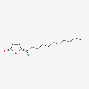 molecular formula C15H24O2 B15175940 (E)-5-Undecylidenefuran-2(5H)-one CAS No. 77085-57-5