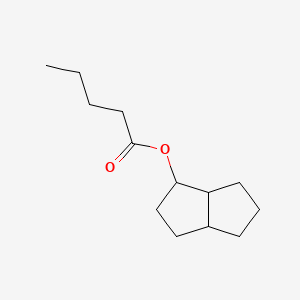 molecular formula C13H22O2 B15175951 Octahydropentalenyl valerate CAS No. 93964-82-0