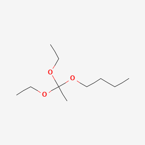 molecular formula C10H22O3 B15175989 1-(1,1-Diethoxyethoxy)butane CAS No. 85153-55-5