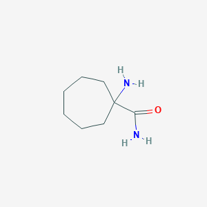 B1517601 1-Aminocycloheptanecarboxamide CAS No. 906075-26-1