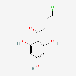 molecular formula C10H11ClO4 B15176026 4-Chloro-2',4',6'-trihydroxybutyrophenone CAS No. 85614-45-5