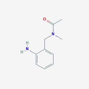 B1517604 N-[(2-aminophenyl)methyl]-N-methylacetamide CAS No. 1050885-65-8