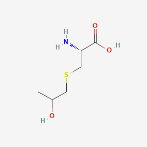 molecular formula C6H13NO3S B15176095 3-(2-Hydroxypropylthio)alanine CAS No. 6367-97-1