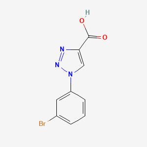molecular formula C9H6BrN3O2 B1517610 1-(3-bromophenyl)-1H-1,2,3-triazole-4-carboxylic acid CAS No. 944905-87-7