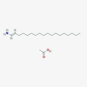 molecular formula C20H41NO2 B15176108 Octadecenylammonium acetate CAS No. 25377-70-2