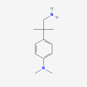 4-(1-amino-2-methylpropan-2-yl)-N,N-dimethylaniline