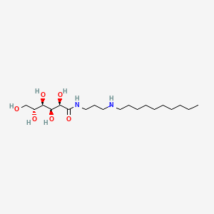 molecular formula C19H40N2O6 B15176124 N-(3-(Decylamino)propyl)-D-gluconamide CAS No. 86702-59-2