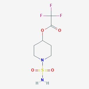 1-Sulfamoylpiperidin-4-yl 2,2,2-trifluoroacetate