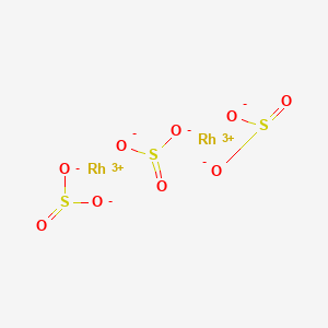 molecular formula O9Rh2S3 B15176165 Dirhodium trisulphite CAS No. 80048-77-7