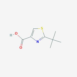 molecular formula C8H11NO2S B1517617 2-Tert-butyl-1,3-thiazole-4-carboxylic acid CAS No. 1086380-10-0