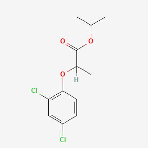 molecular formula C12H14Cl2O3 B15176185 Isopropyl 2-(2,4-dichlorophenoxy)propionate CAS No. 61961-10-2