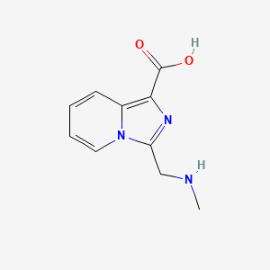 3-[(Methylamino)methyl]imidazo[1,5-a]pyridine-1-carboxylic acid