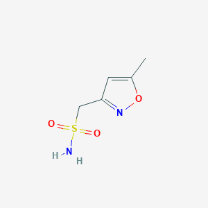 molecular formula C5H8N2O3S B1517621 (5-甲基-1,2-噁唑-3-基)甲磺酰胺 CAS No. 1042780-11-9