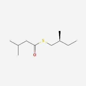 Butanethioic acid, 3-methyl-, S-(2-methylbutyl) ester, (S)-