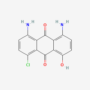 1,8-Diamino-4-chloro-5-hydroxyanthraquinone