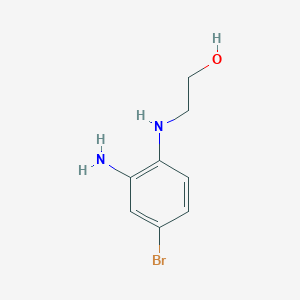 molecular formula C8H11BrN2O B1517626 2-((2-Amino-4-bromophenyl)amino)ethanol CAS No. 90002-50-9