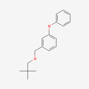 Benzene, 1-((2,2-dimethylpropoxy)methyl)-3-phenoxy-