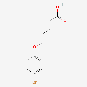 molecular formula C11H13BrO3 B1517629 5-(4-Bromophenoxy)pentanoic acid CAS No. 87411-38-9