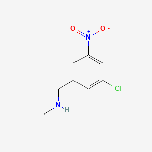 Benzenemethanamine, 3-chloro-N-methyl-5-nitro-