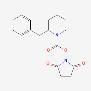 (2,5-Dioxopyrrolidin-1-yl) 2-benzylpiperidine-1-carboxylate