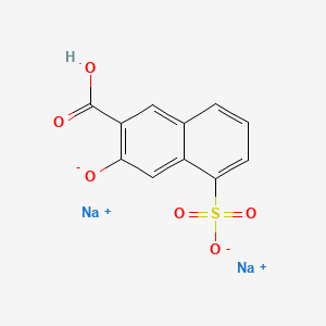 Disodium 3-hydroxy-5-sulphonato-2-naphthoate