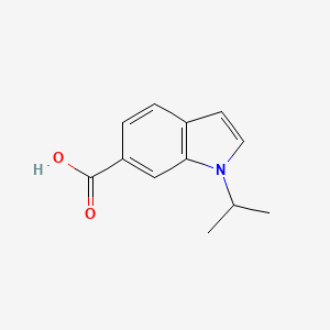 molecular formula C12H13NO2 B1517636 1-(propan-2-yl)-1H-indole-6-carboxylic acid CAS No. 1030423-73-4