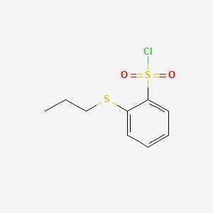 o-(Propylthio)benzenesulphonyl chloride