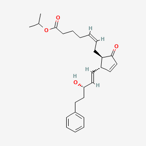 molecular formula C26H34O4 B15176372 Posaraprost CAS No. 172740-14-6