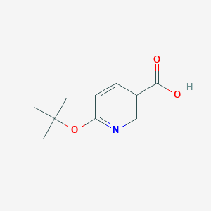 molecular formula C10H13NO3 B1517648 6-(Tert-butoxy)pyridine-3-carboxylic acid CAS No. 1039902-71-0