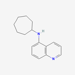 molecular formula C16H20N2 B1517649 N-cycloheptylquinolin-5-amine CAS No. 1036533-15-9