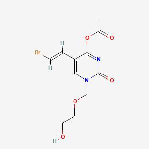 1-((2-Acetoxyethoxy)methyl)-(E)-5-(2-bromovinyl)uracil